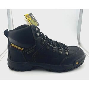 CAT Threshold WP Soft-Toe Waterproof Work Boots Men’s US 8 Black – New in Box